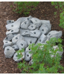 KS-Klettergriffe - Set Naturstein 55er