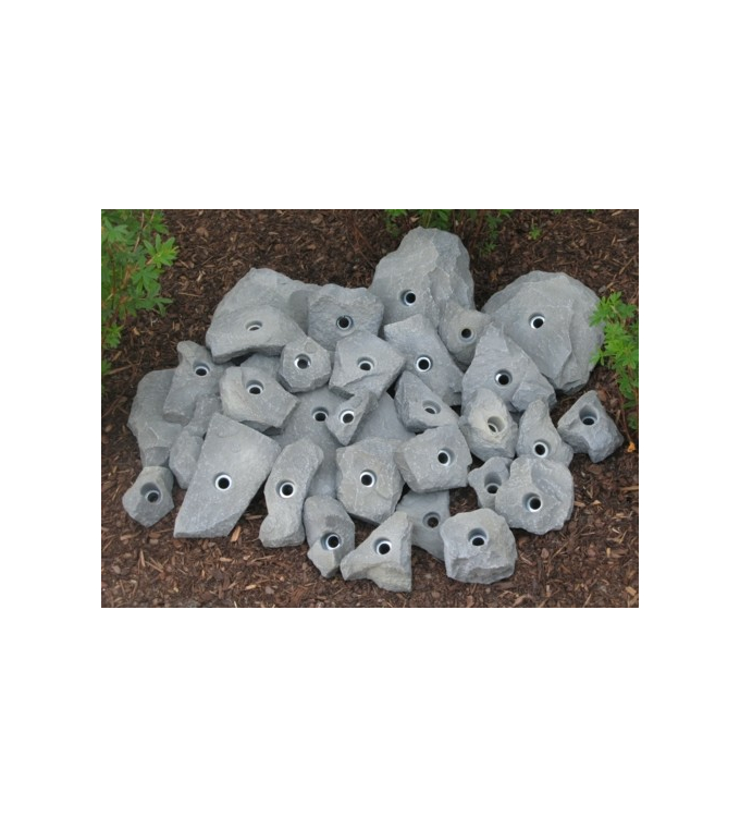 KS-Klettergriffe - Set Naturstein 66er