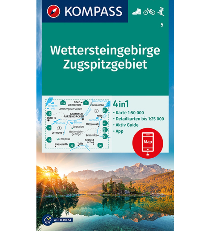 Kompass - Wettersteingebirge Zugspitzgebiet