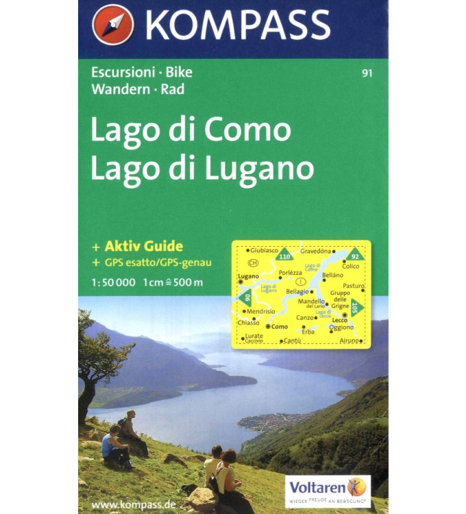 Kompass - Lago di Como/Lago di Lugano