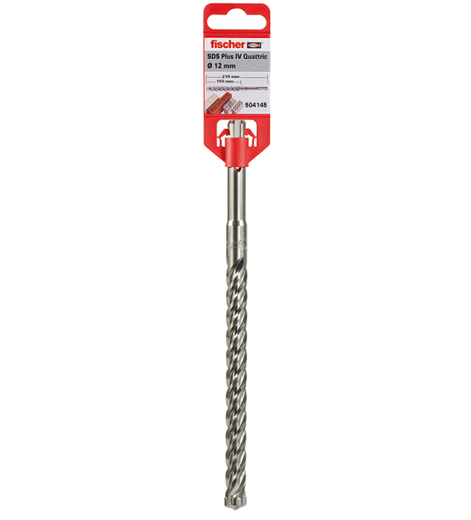 Fischer - Bohrer SDS Plus IV Quattric  10mm/100mm/160mm