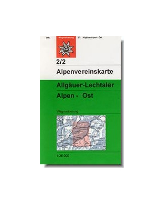 DAV - Blatt 2/2 Allgäuer-Lechtaler Alpen,...