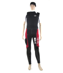 Vade Retro - Guide Long John schwarz/rot 5mm 2 (S)