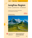 Schweizer Landeskarten - Blatt 3323 T Jungfrau Region