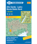 Tabacco Wanderkarten - Blatt 061 Alto Garda - Ledro - Monte Baldo Nord
