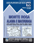 IGC Wanderkarten - Blatt 10 Monte Rosa Alagna e Macugnaga