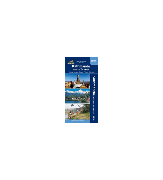 Himalayan Map House - NR 756 Kathmandu to Pokhara & Chitwan