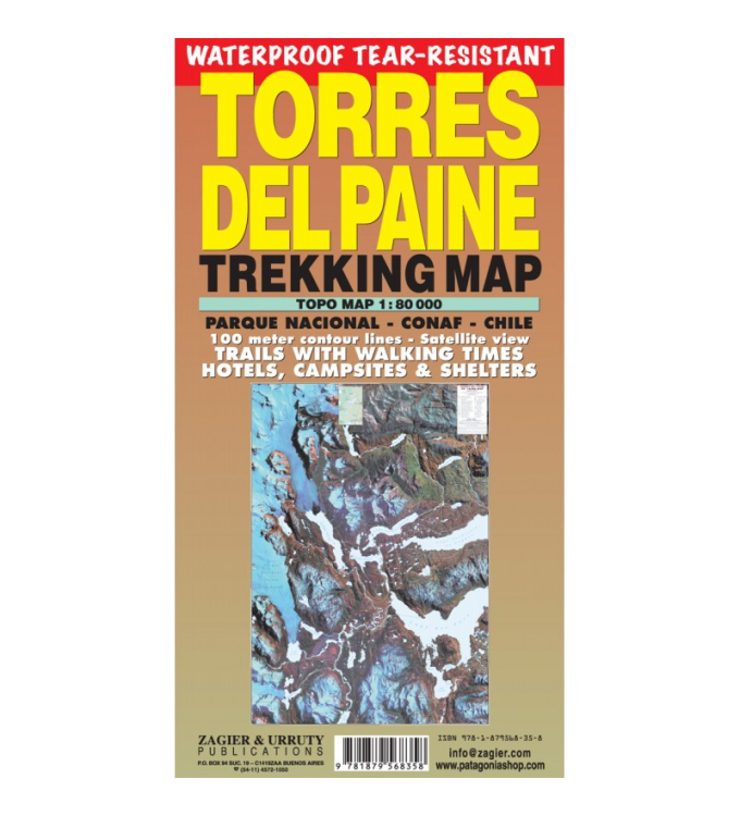 Zagier & Urruty Trekkingkarten - Torres del Paine