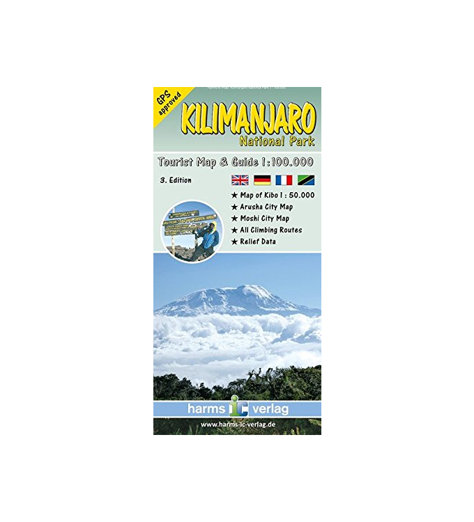 Harms IC Verlag Wanderkarte - Kilimanjaro