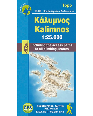 Anavasi Topo Islands Wanderkarte - Kalimnos