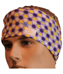 Schädlgwand - Stirnband Purple Dots