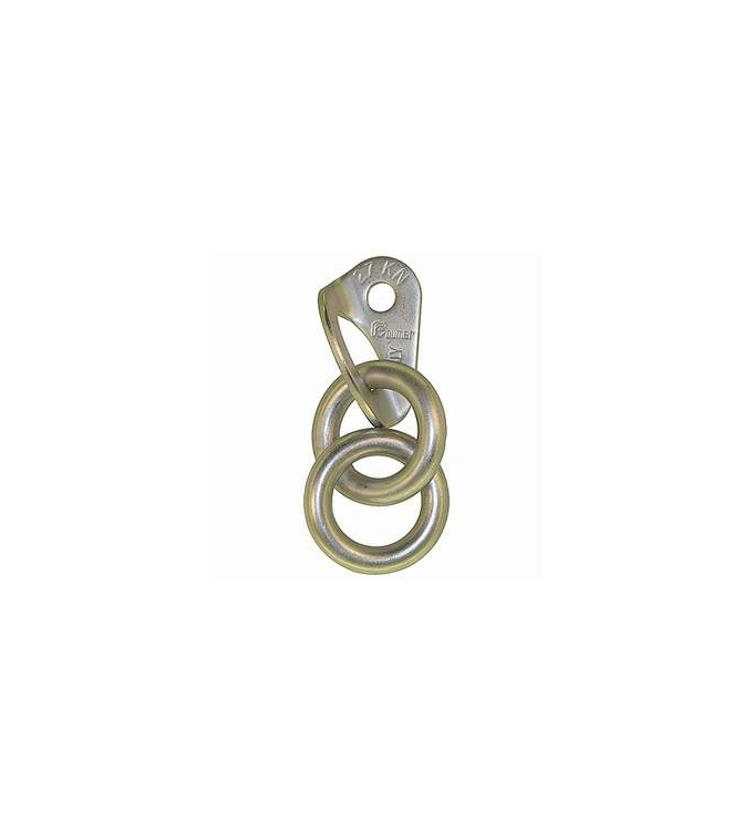 Raumer - Rock 10mm Inox Bohrhakenlasche mit zwei Ringen