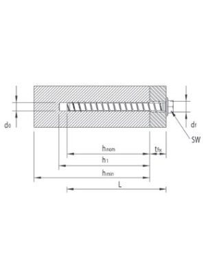 Multi Monti - Schraube MMS plus SS Sechskantkopf verzinkt 10mm 80mm