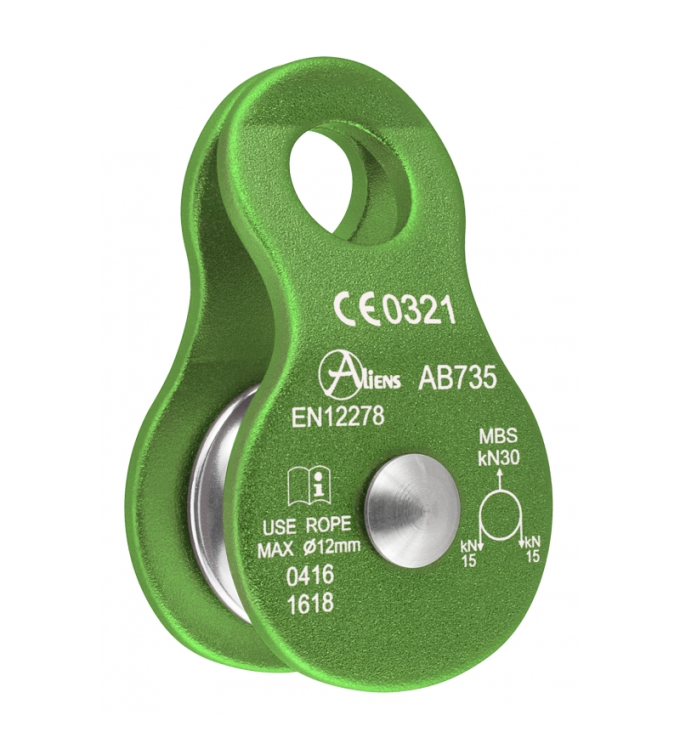 Aliens - Standard Pulley 30kN green