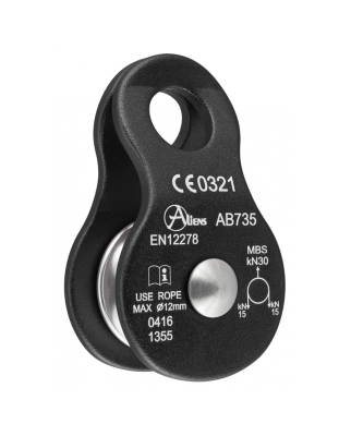Aliens - Standard Pulley 30kN schwarz