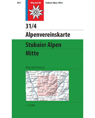 DAV - Blatt 31/4 Stubaier Alpen Mitte