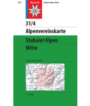 DAV - Blatt 31/4 Stubaier Alpen Mitte