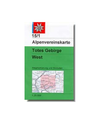 DAV - Blatt 15/1 Totes Gebirge West, Wege und Skirouten