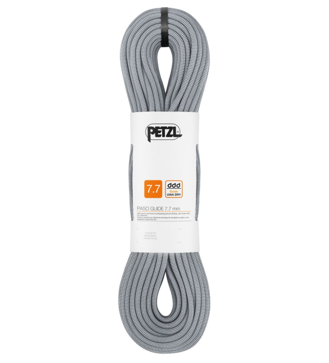 Petzl - Paso Guide 7,7mm grau 60m