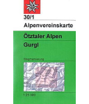 DAV - Blatt 30/1 Ötztaler Alpen, Gurgl