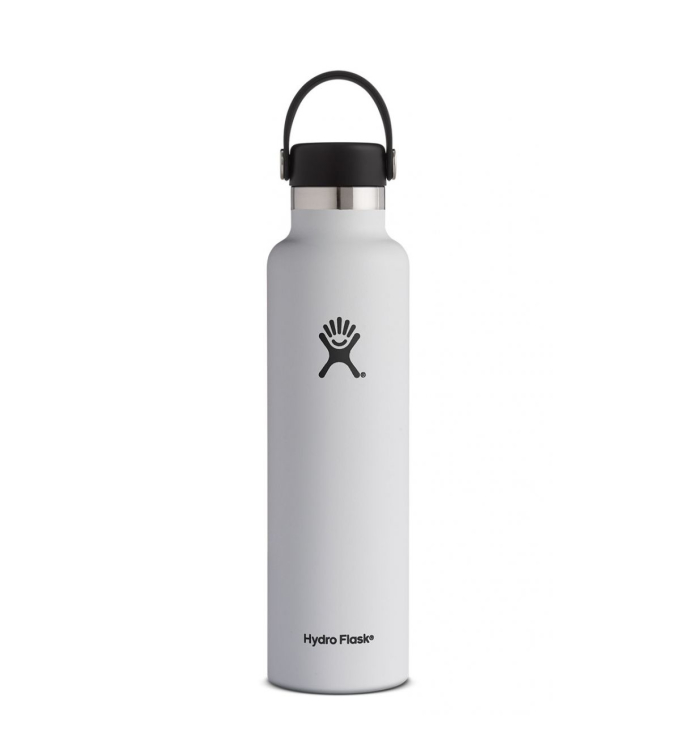 Hydro Flask - 709 ml Standart Mouth Thermosflasche white