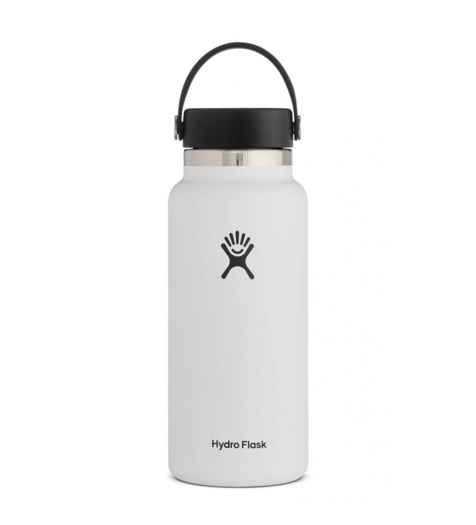 Hydro Flask - 946 ml Wide Mouth Thermosflasche mit Flex Cap white