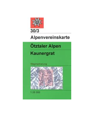 DAV - Blatt 30/3 Ötztaler Alpen, Kaunergrat