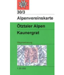 DAV - Blatt 30/3 Ötztaler Alpen, Kaunergrat