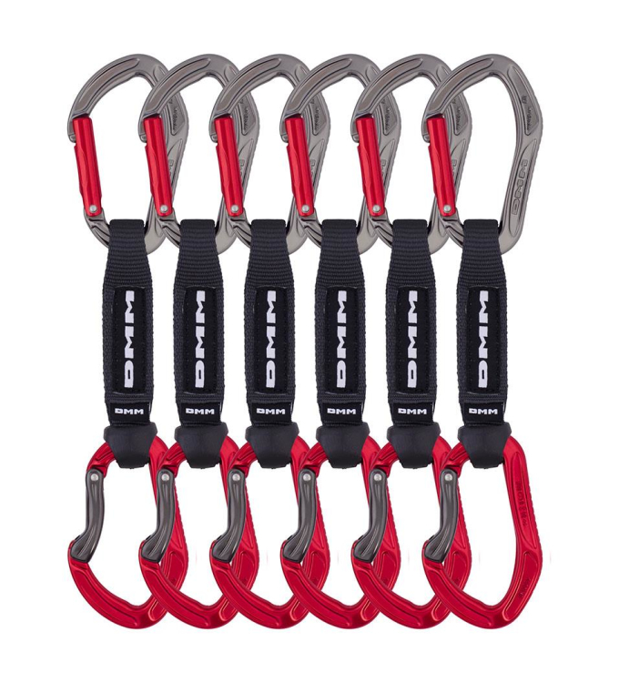 DMM - Alpha Sport Q/D Express Set 12cm 6er Pack red