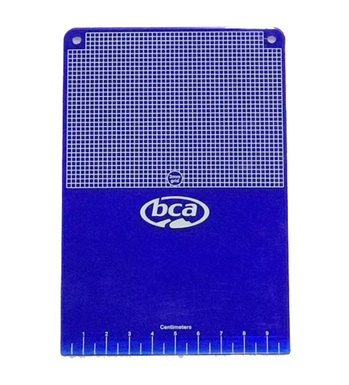 BCA - Polycarbonat Schnee-Kristall Karte