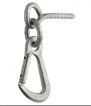 Fixe Climbing - C-Umlenker Edelstahl 316L Draco mit Klebehaken 160mm