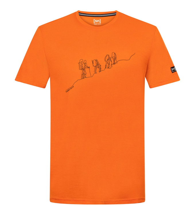 Super.Natural - M Hiking Tee golden poppy