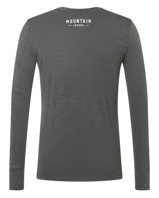 Super.Natural - M Mountain Lovers LS pirate grey