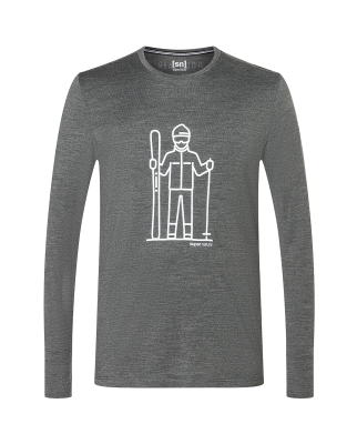 Super.Natural - M Skieur LS pirate grey
