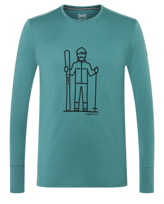 Super.Natural - M Skieur LS hydro melange