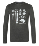 Super.Natural - M Skiing Bear LS pirate grey
