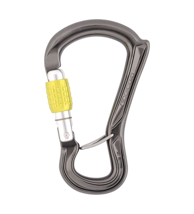DMM - Ceros Screwgate titanium/lime