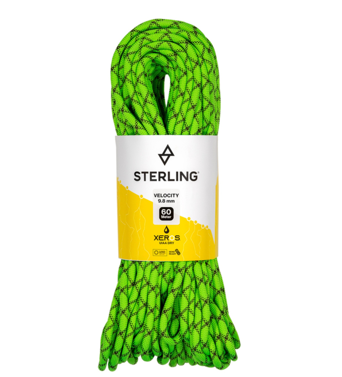 Sterling Ropes - Velocity 9,8mm Xeros green 60m