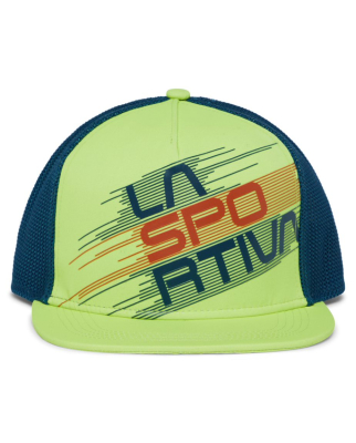 La Sportiva - Trucker Hat Striple Evo lime punch/storm blue