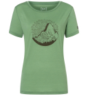 Super.Natural - W Mountain Mandala Tee loden frost