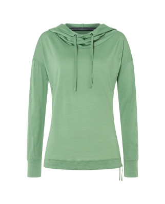 Super.Natural - W Funnel Hoodie loden frost