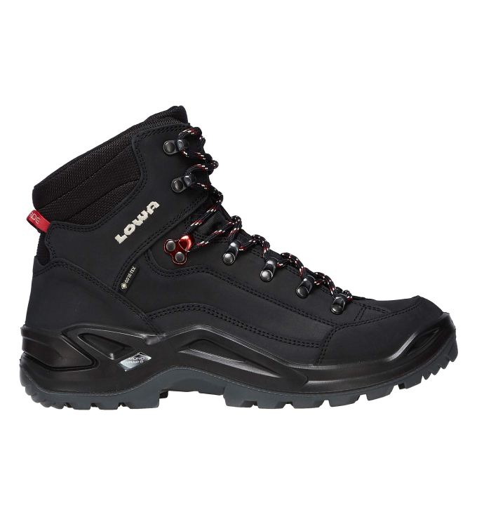 Lowa - Renegade GTX Mid schwarz/rot