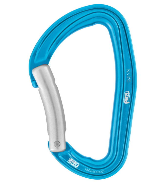 Petzl - Djinn gebogener Schnapper türkis