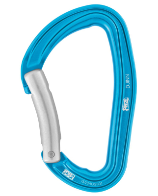 Petzl - Djinn gebogener Schnapper türkis