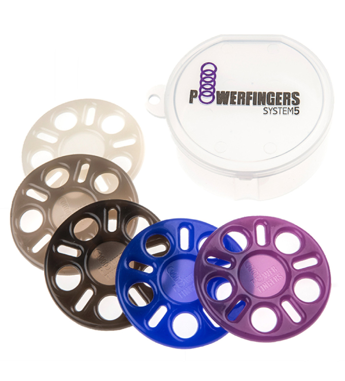 KletterRetter - PowerFingers Set mit 5 Trainings-Scheiben