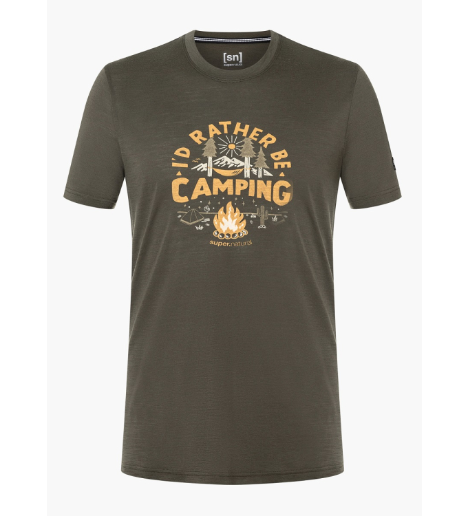 Super.Natural - M No Glamping Tee black ink