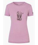 Super.Natural - W Flower Boots Tee mauve