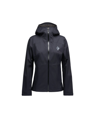 Black Diamond - Womens Fineline Stretch Rain Shell black