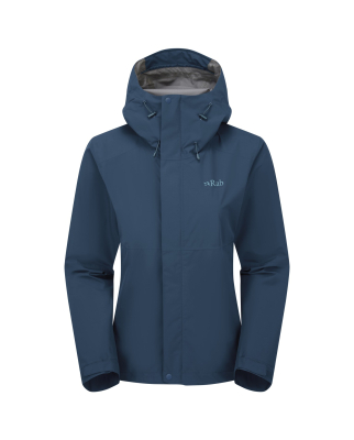 Rab - Womens Downpour Regenjacke tempest blue
