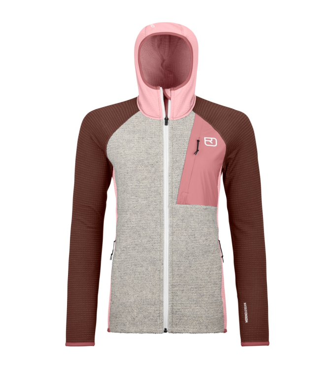 Ortovox - Fleece GP Classic Knit Hoody Women dawn rose